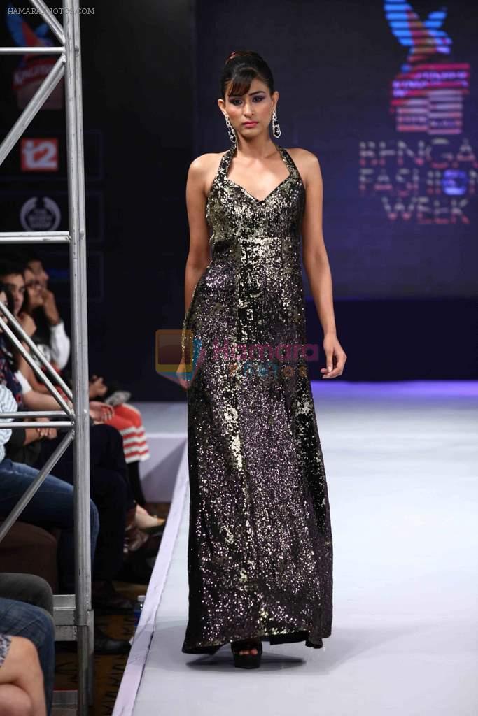 Model walks for designer AD Singh at Bengal Fashion Week day 2 on 22nd